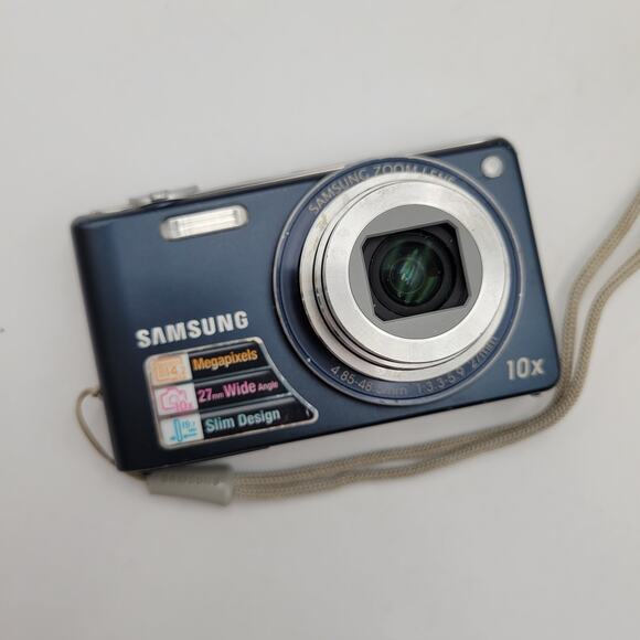 Samsung PL Series PL210 14.2MP Digital Camera Blue Fully Working Great Shape - Picture 4 of 16